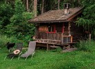 Waldhüttl am Karwendelgebirge 